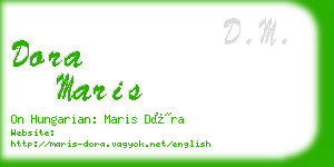 dora maris business card